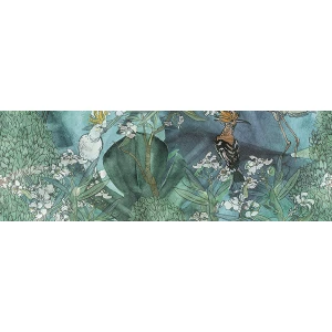 Панно стеклянное Ceramika Konskie Botanica Rett Decor (3) 75x75 см