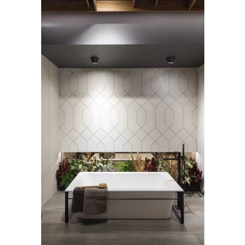 Плитка настенная Porcelanosa Таилор Боне Диамонд / Tailor Bone Diamond матовая серая 100337339 150х59,6 см