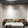 Плитка настенная Porcelanosa Таилор Боне Диамонд / Tailor Bone Diamond матовая серая 100337339 150х59,6 см
