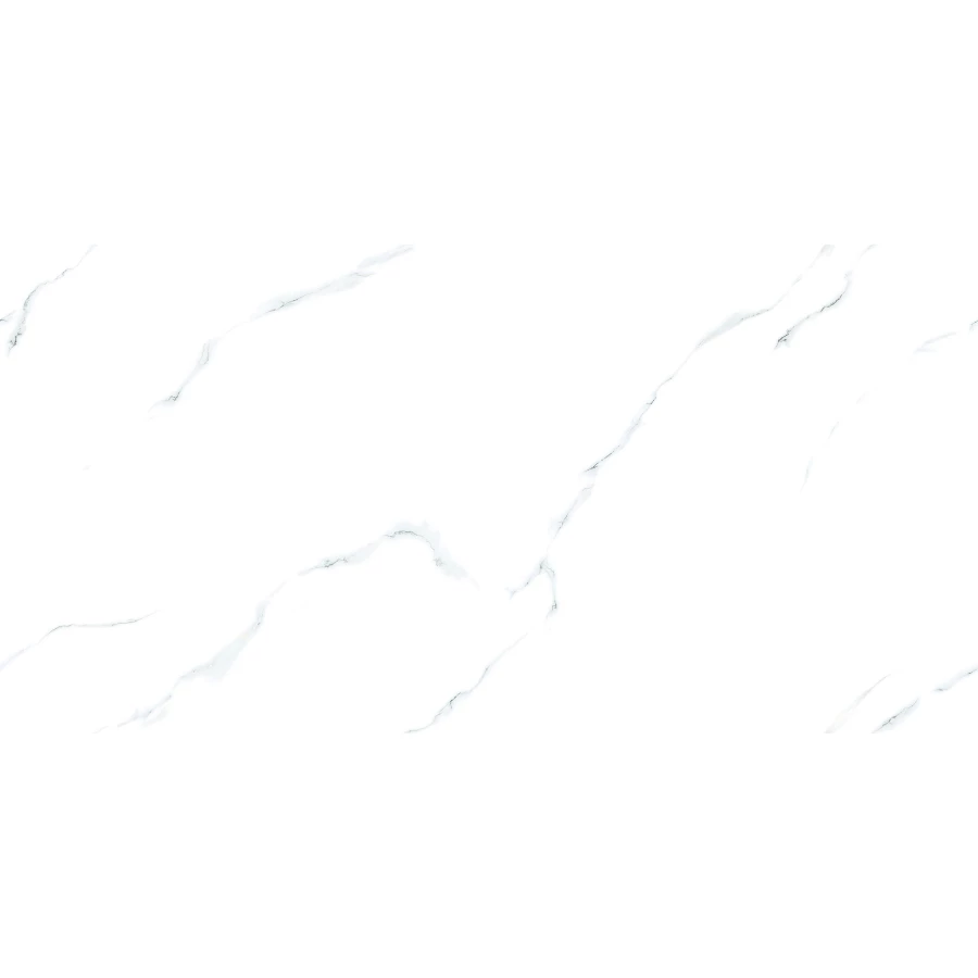 Керамогранит lamore Ceramic Gloss 60х120 Linux White глянцевый белый 60/120-033 120х60 см