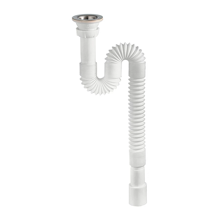 Сифон Wirquin гофрированный 1¼ х 32/40 мм L800 мм 30717987