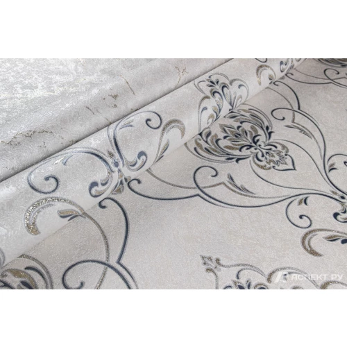 Обои флизелиновые Аспект Анита Серый 30263-14 1,06х10,05 м