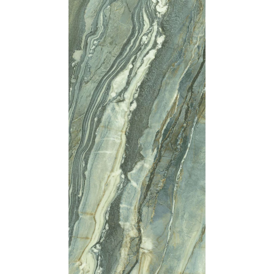 Керамогранит Global Tile Shanti полуглянцевый зеленый GT1206020217LGR 120х60 см