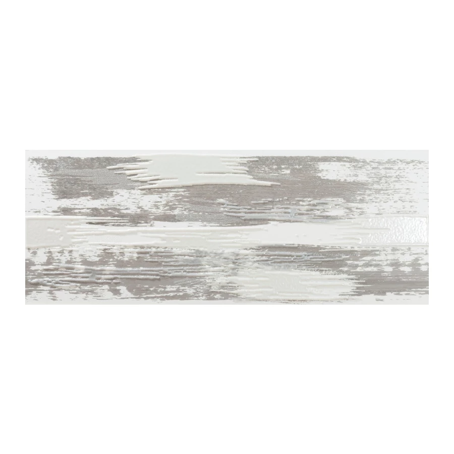 Керамическая плитка Azulev Clarity Dec. Paint blanco 65х25 см