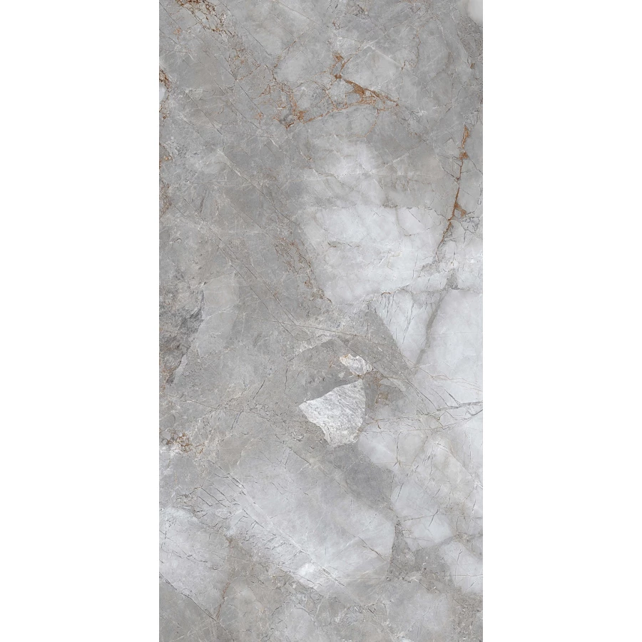 Керамогранит Realistik Stone Grey Lapato Carving серый 120x60 см