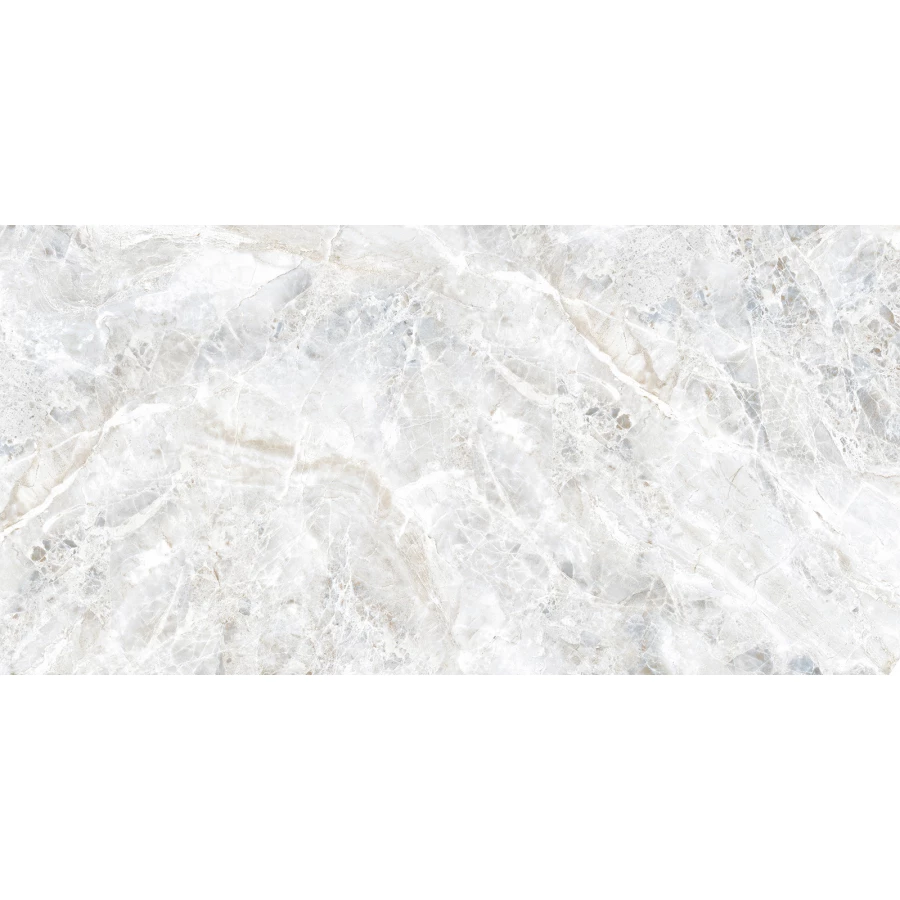 Керамогранит ALMA Ceramica Wave лаппатированный белый 7,5 мм GFA114WAV00L 114х57 см