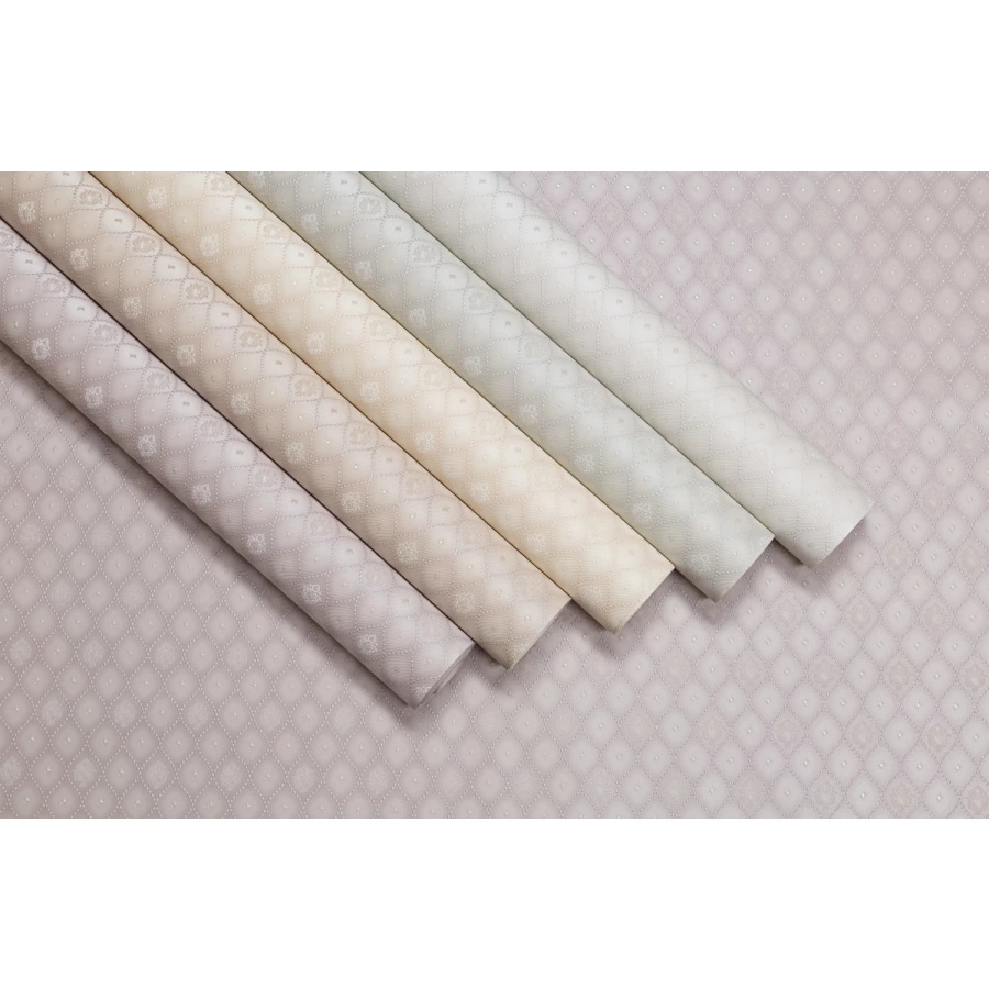 Обои флизелиновые Palitra Home HomeColor Merletto Rosalina белые HC71619-14 1,06х10,05 м