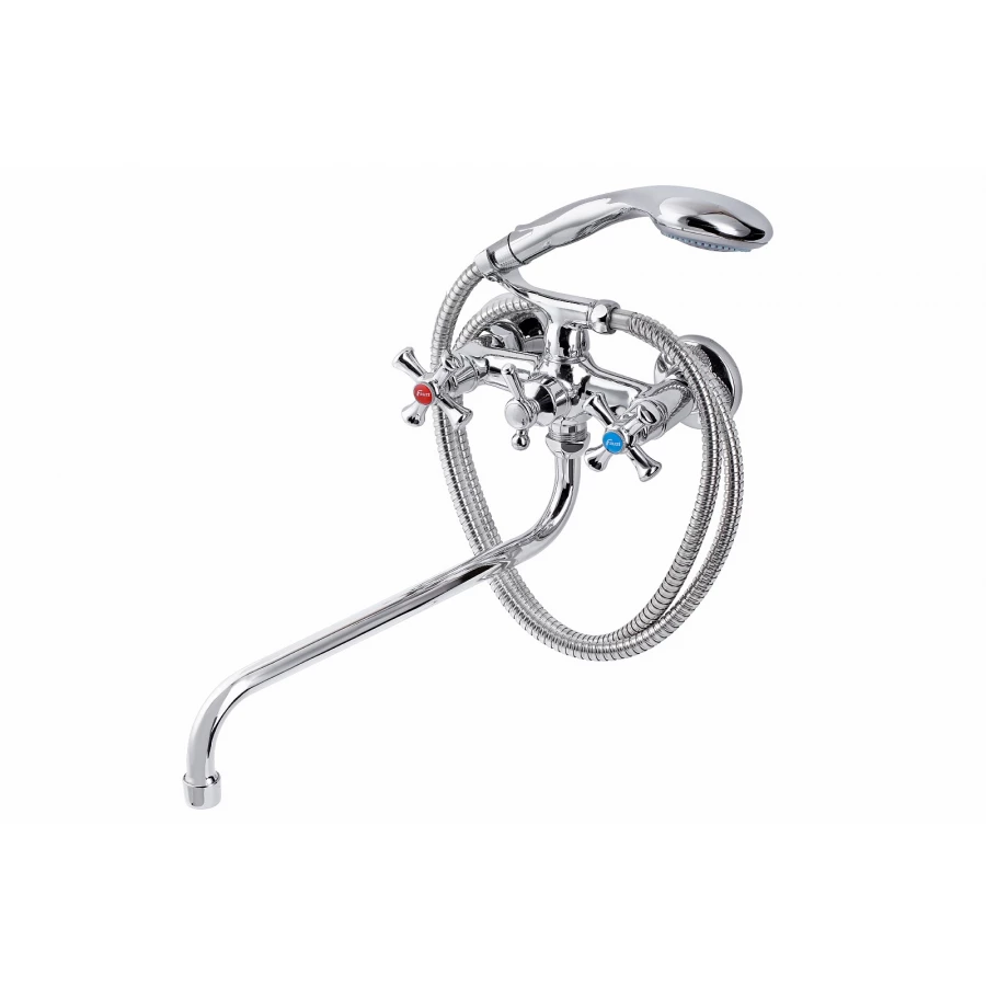 Смеситель для ванны с душем Fauzt FZs-317-07 тип См-ВУДРНШлА хром