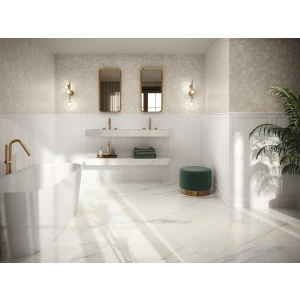 Плитка настенная Ape Ceramica Bellagio Dec Varenna Avorio Rect матовая бежевая A041906 120х60 см