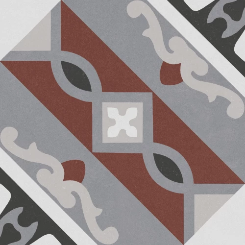 Керамогранит Motto Monotone Pastel Decor Matt матовый многоцветный N100108 20x20 см