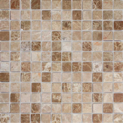 Мозаика из натурального камня Caramelle Mosaic Emperador Light POL желто-коричневый 29,8x29,8 см