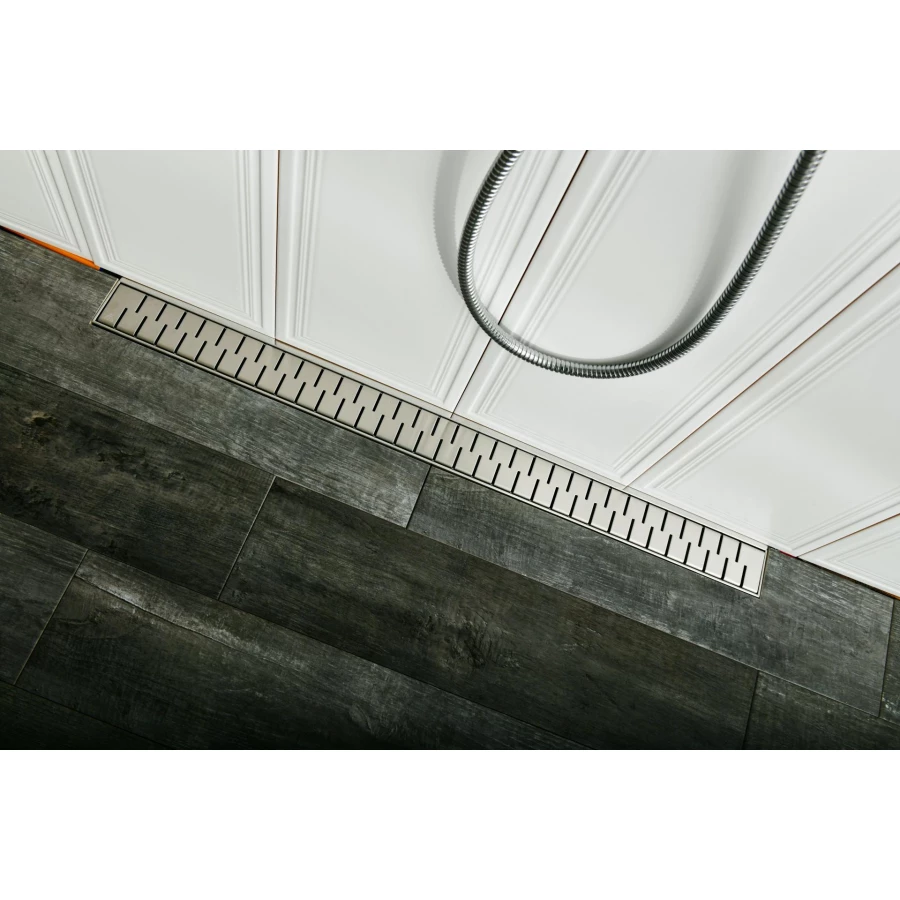 Душевой лоток Creto Snake с решеткой хром CRE-950 SN 95 см