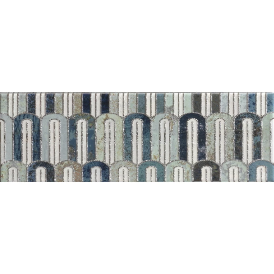 Плитка настенная Mainzu Arco Blu PT03243 многоцветный 30х10 см