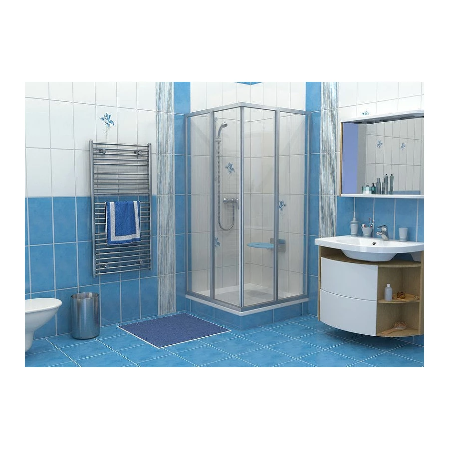 Дверь для комбинации со второй дверью Ravak Supernova srv2 сатин transparent 14v30uo2z1 75 см