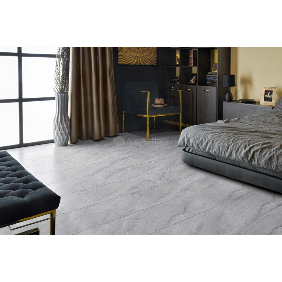 Плитка кварцвиниловая LVT Alpine Floor Light Stone Вердон ECO-15-4 43 класс 2.5 мм 3.685 кв.м 60.8х30.3 см