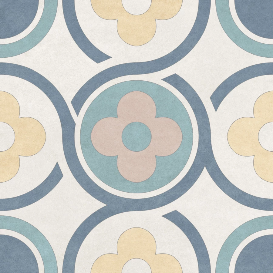 Керамогранит New Trend Design Art Mix 4 матовый многоцветный GP2020DMX55 20х20 см