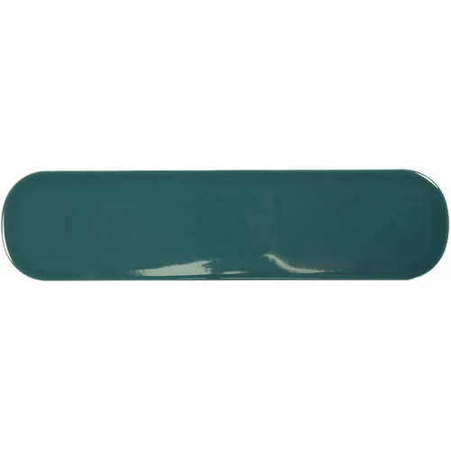 Плитка керамическая WOW Грэйс О Теал Глосс / Grace O Teal Gloss глянцевая бирюзовая 124935 30х7,5 см