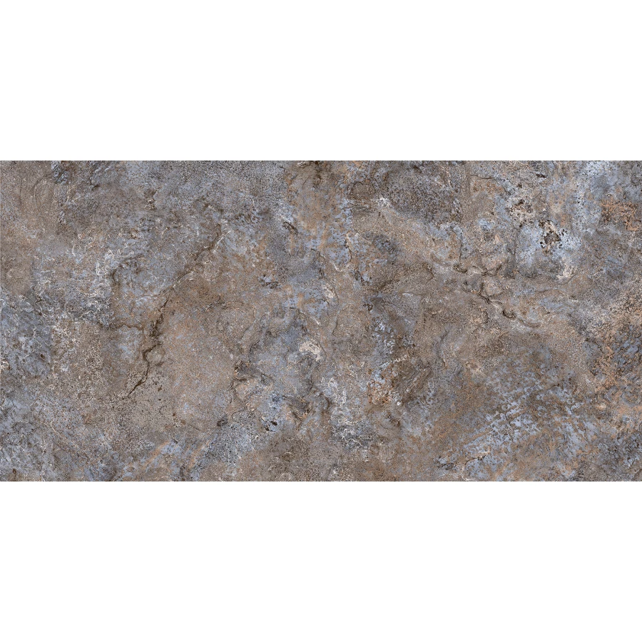 Керамогранит ALMA Ceramica Indastrio sugar-эффект коричневый GFU60120IND40R 120х60 см