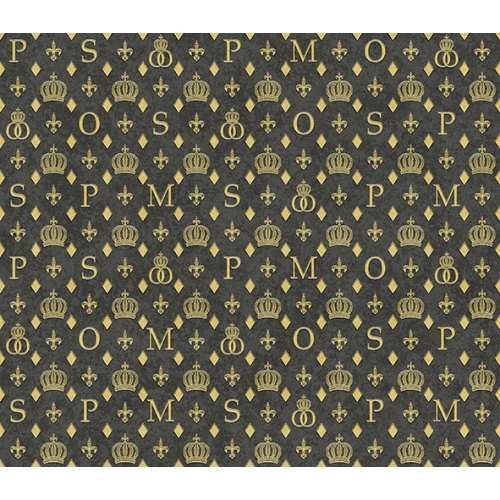 Обои флизелиновые Marburg Glööckler Pompöös Provence золотые 35609 0,53х10,05 м