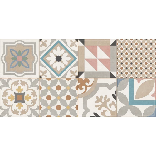 Плитка настенная New Trend Design Art Mix 2 матовая многоцветная WT36DST18 60х30 см