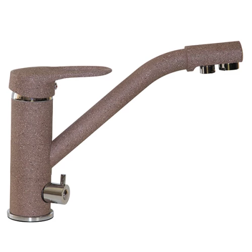 Смеситель для кухонной мойки MixLine ML-GS05 526214 терракотовый