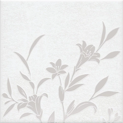 Декор Kerama Marazzi Барберино 5 глянцевый белый HGD/A569/5155 20x20 см