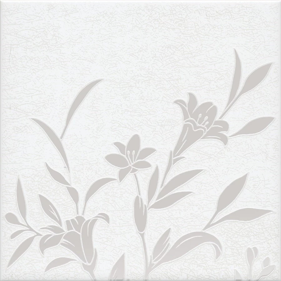 Декор Kerama Marazzi Барберино 5 глянцевый белый HGD/A569/5155 20x20 см