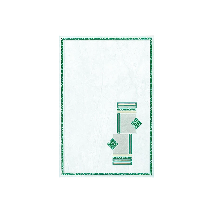Декор Kerama Marazzi Карелия зеленый 8047/C727 30х20 см