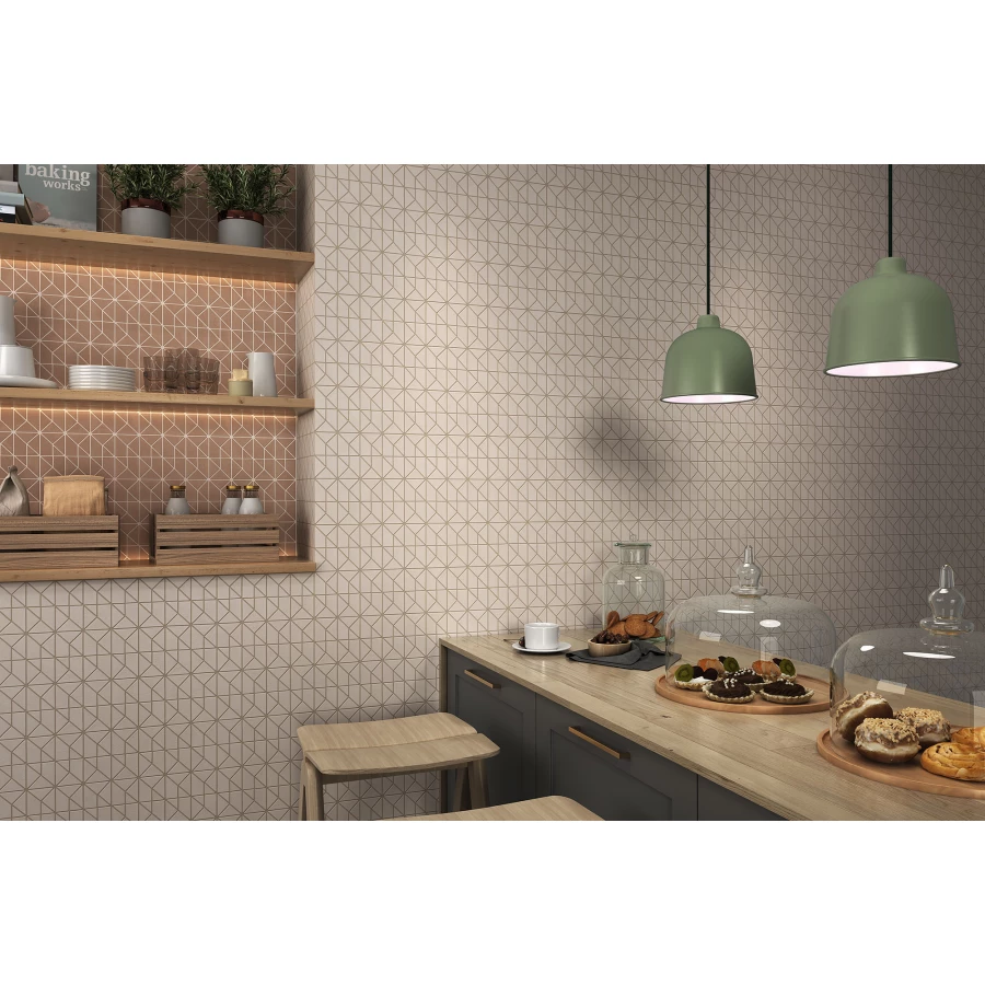 Плитка настенная Emigres Leger Beige матовая бежевая 74x24 см