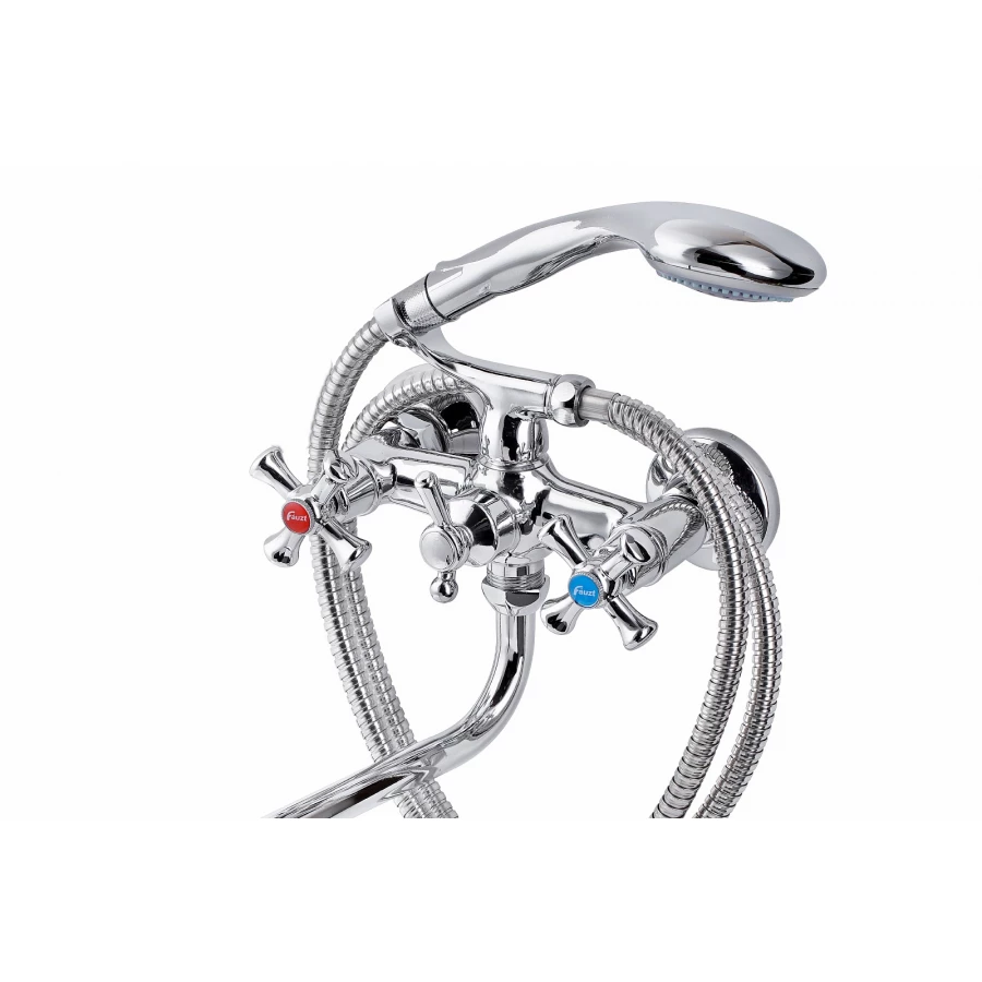 Смеситель для ванны с душем Fauzt FZs-317-07 тип См-ВУДРНШлА хром