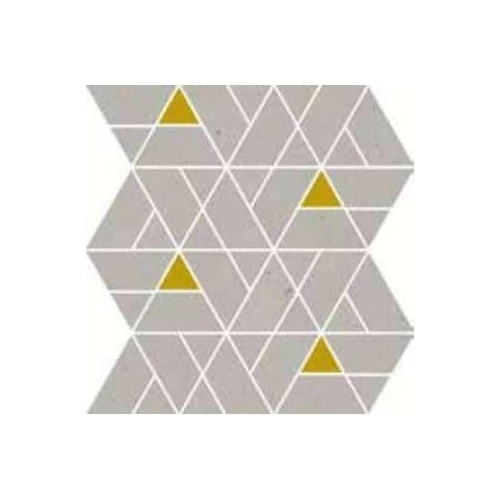 Керамогранит Italon Avantgarde Авангард Мозаика Сильвер Люксор матовая серая 620110000240 30,9х30,7 см