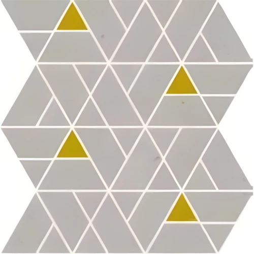 Керамогранит Italon Авангард Мозаика Сильвер / Avantgarde Mosaico Silver матовый золотистый 620110000240 30,9х30,7 см