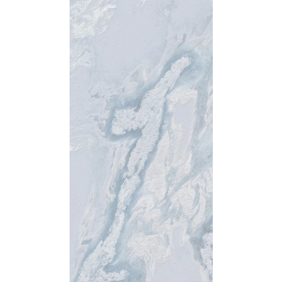 Керамогранит Creanza Ocean Aqua Shape+Glue Art 3D-глазурь матовый голубой SH1007-G 120х60 см