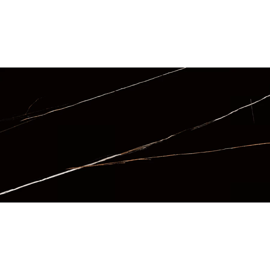 Керамогранит Laparet Lawa Black Полированный черный 120х60 см