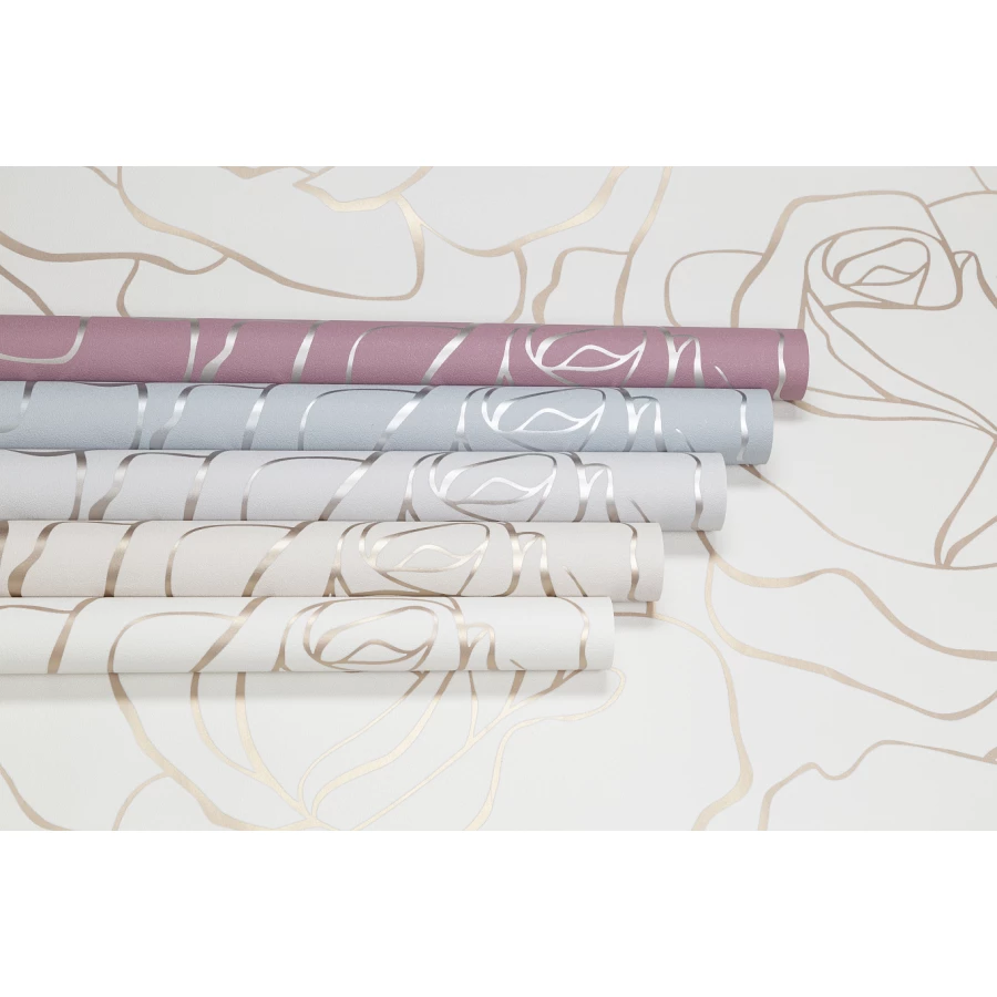 Обои флизелиновые Palitra Home HomeColor Darling серые HC71857-411.06х10.05 м