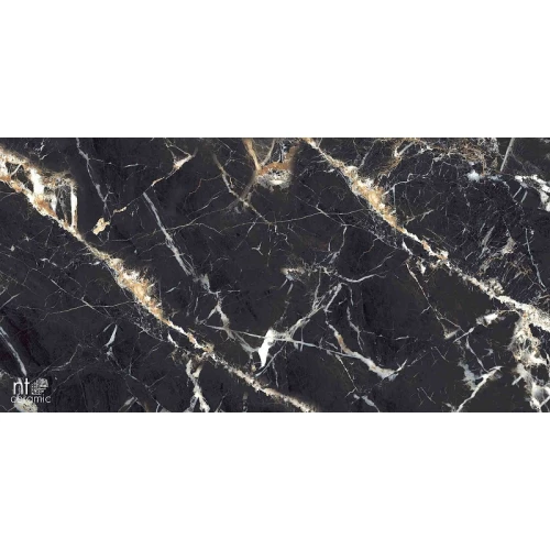 Керамогранит NT Ceramic Marmo Black Lamos High Gloss Глянец NTT99529P 120х60 см