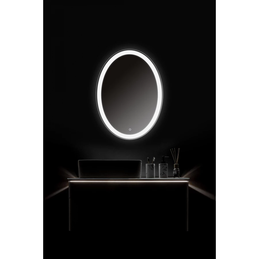 Зеркало Azario Италия led-подсветка с диммером сенсорный выключатель ФР-00000846 57х77 см