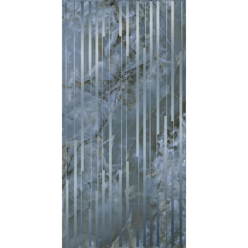 Плитка настенная Kerama Marazzi Сен-Тропе Декор глянцевая синяя KMD3STA106BR 119,5х60 см