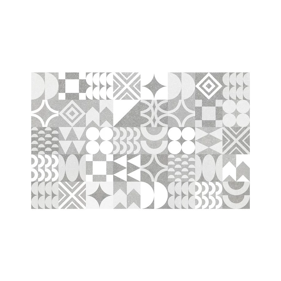 Плитка настенная Шахтинская плитка Нимбус низ 04 матовая серая 40х25 см