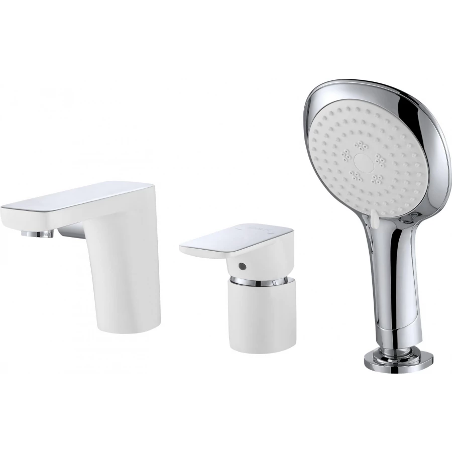 Смеситель для ванны D&K Berlin Steinbeis DA1434916 хром белый