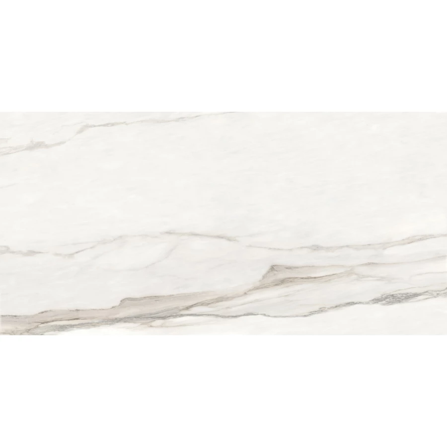 Керамогранит Delacora Calacatta Monsoon sugar-эффект белый 60120CMN01 120х60 см