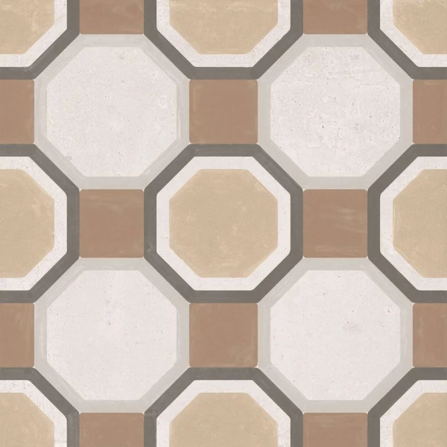 Керамогранит Harmony Peronda Patterns Sand Diamond матовый бежево-коричневый 3386036510 22,3х22,3 см