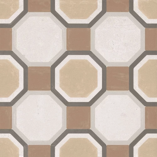 Керамогранит Harmony Peronda Patterns Sand Diamond матовый бежево-коричневый 3386036510 22,3х22,3 см