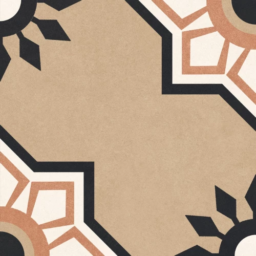 Керамогранит Motto Levels Pearl Decor 1018 матовый бежевый N100085 20x20 см