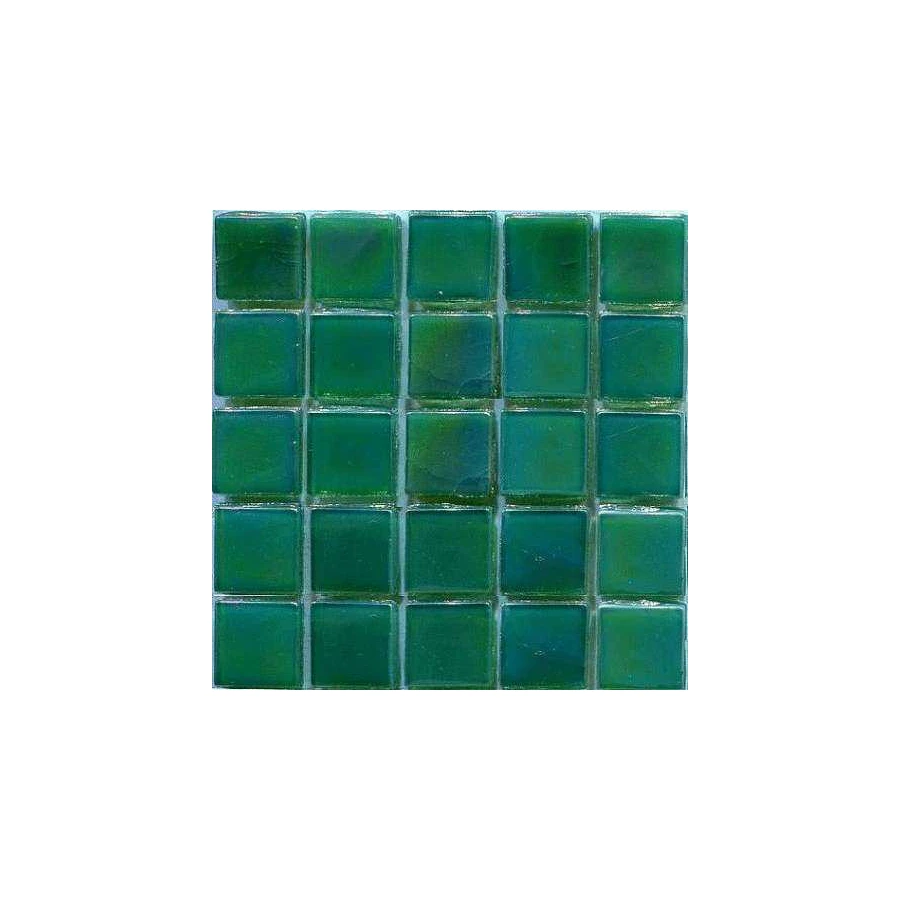 Стеклянная мозаика Art&Natura Classic Glass Fernanda 4 15x15 глянцевая зеленая fernanda4 29,5х29,5 см