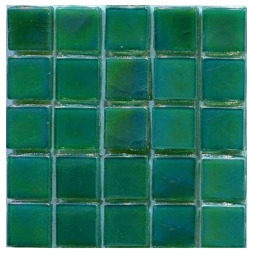 Стеклянная мозаика Art&Natura Classic Glass Fernanda 4 15x15 глянцевая зеленая fernanda4 29,5х29,5 см