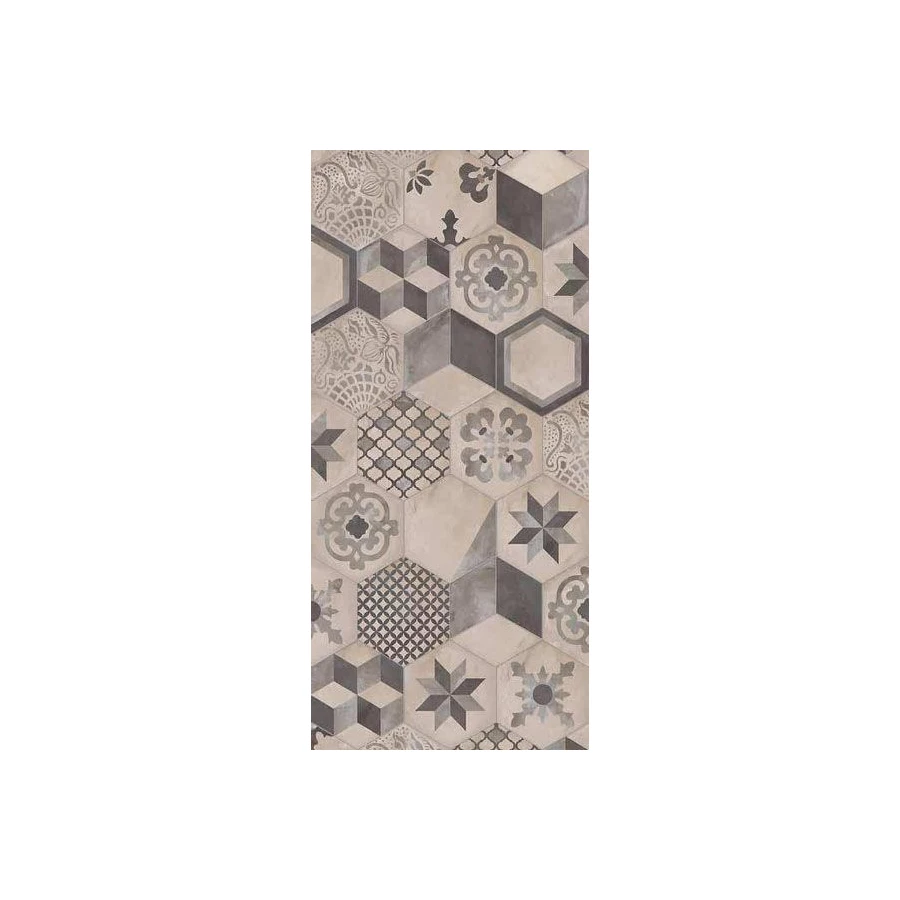 Керамогранит Marca Corona Terra Mix Decori Esagono Vers F 0602 25х21,6 см