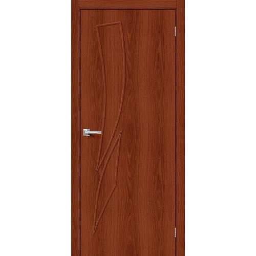 Межкомнатная дверь Bravo 8Г 200x90 экошпон Direct полотно глухое цвет Л-11 (ИталОрех)