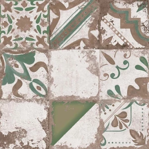 Керамогранит El Molino Memory 7 Verde Brillo матовый с блеском многоцветный 58х58 см