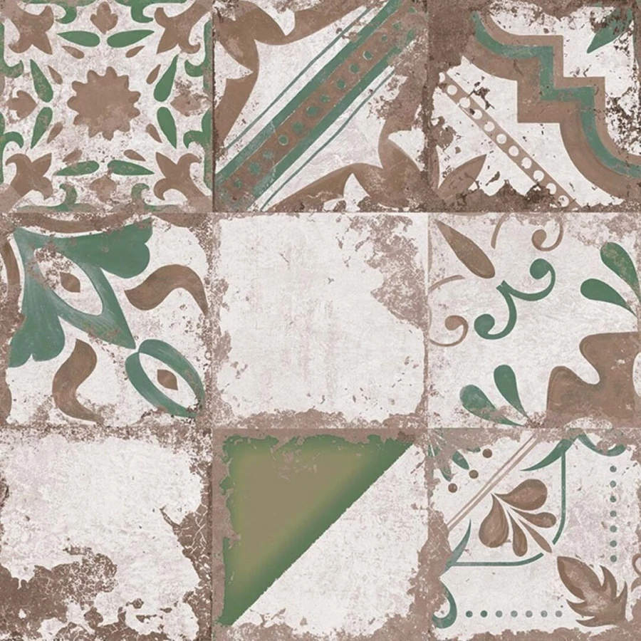 Керамогранит El Molino Memory 7 Verde Brillo матовый с блеском многоцветный 58х58 см